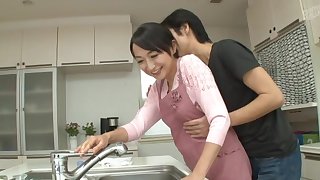 Nothing pleases Takita Eriko more than getting the brush cunt smashed