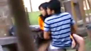 Paki Indian Public Sex On Bench